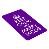 Keep Calm en Marry Jacob Magneet (Rechterzijde)