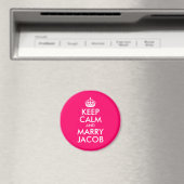 Keep Calm en Marry Jacob Magneet (Insitu (Vaatwasser))