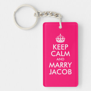 Keep Calm en Marry Jacob Sleutelhanger