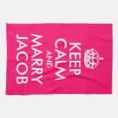 Keep Calm en Marry Jacob Theedoek (Horizontaal)