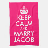 Keep Calm en Marry Jacob Theedoek (Verticaal)