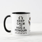 Keep Calm en omhels een pinguïn mok (Links)