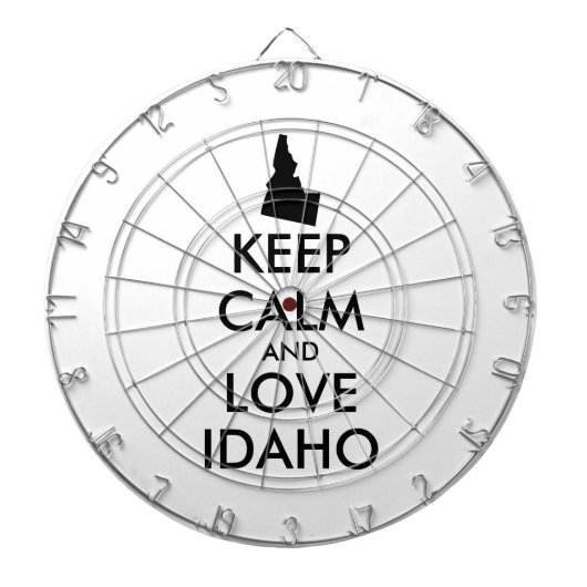  KEEP CALM EN VERLIES IDAHO DARTBORD (Voorkant)