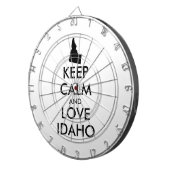  KEEP CALM EN VERLIES IDAHO DARTBORD (Voorkant Rechts)