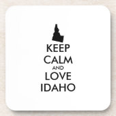  KEEP CALM EN VERLIES IDAHO DRANKJES ONDERZETTER (Voorkant)