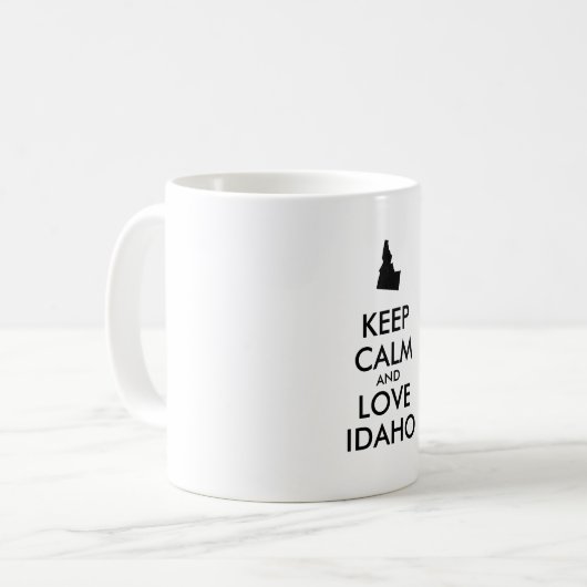  KEEP CALM EN VERLIES IDAHO KOFFIEMOK (Voorkant links)