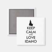  KEEP CALM EN VERLIES IDAHO MAGNEET (Voorkant / Achterkant)
