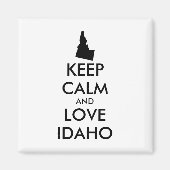  KEEP CALM EN VERLIES IDAHO MAGNEET (Voorkant)