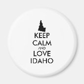  KEEP CALM EN VERLIES IDAHO MAGNEET (Voorkant)