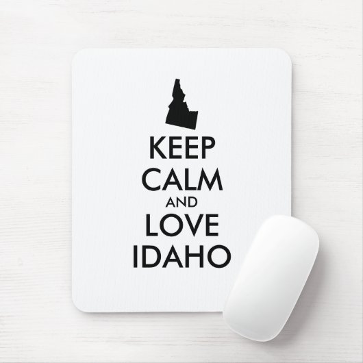  KEEP CALM EN VERLIES IDAHO MUISMAT (Met muis)