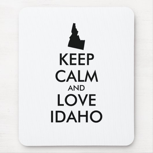  KEEP CALM EN VERLIES IDAHO MUISMAT (Voorkant)