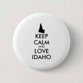  KEEP CALM EN VERLIES IDAHO RONDE BUTTON 5,7 CM (Voorkant)