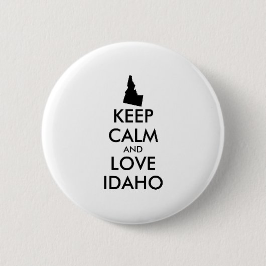  KEEP CALM EN VERLIES IDAHO RONDE BUTTON 5,7 CM (Voorkant)