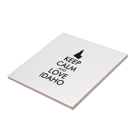  KEEP CALM EN VERLIES IDAHO TEGELTJE (Zijkant)