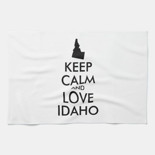  KEEP CALM EN VERLIES IDAHO THEEDOEK (Horizontaal)