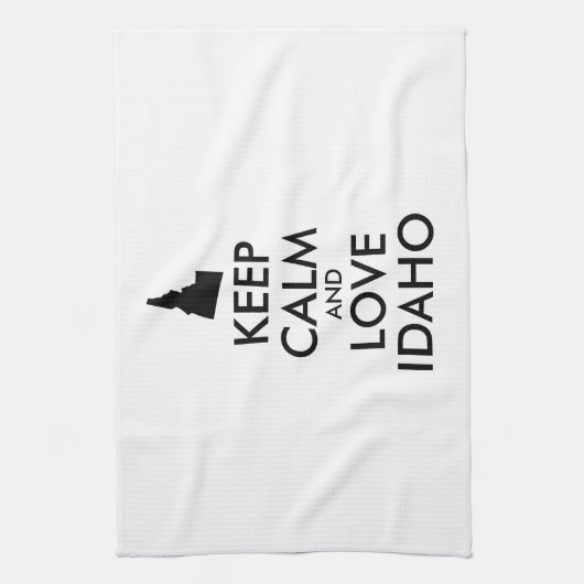  KEEP CALM EN VERLIES IDAHO THEEDOEK (Verticaal)