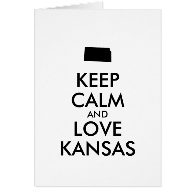  KEEP CALM EN VERLIES KANSAS (Voorkant)
