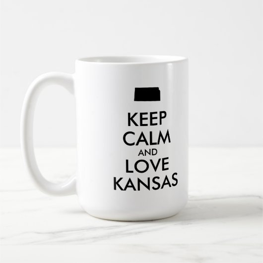  KEEP CALM EN VERLIES KANSAS KOFFIEMOK (Links)