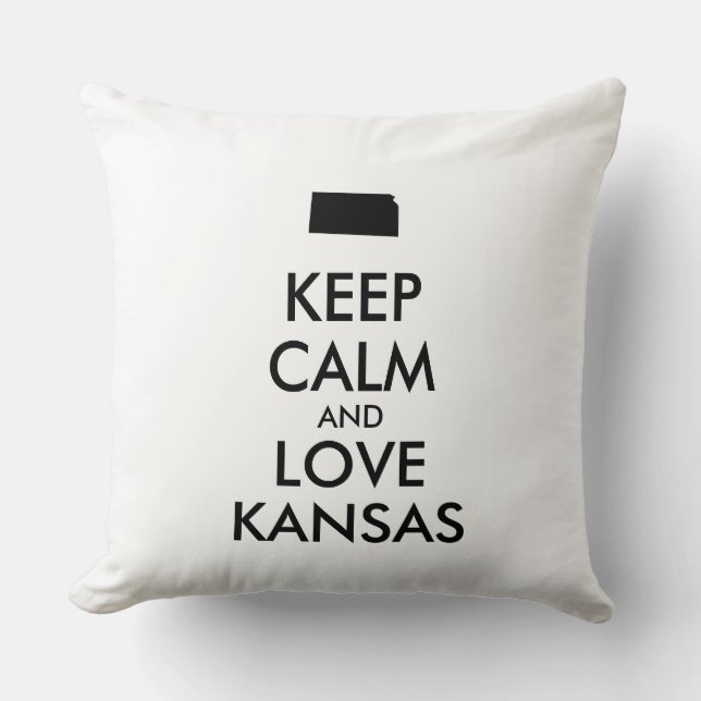  KEEP CALM EN VERLIES KANSAS KUSSEN (Voorkant)