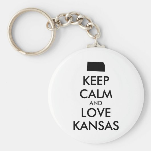 KEEP CALM EN VERLIES KANSAS SLEUTELHANGER (Voorkant)