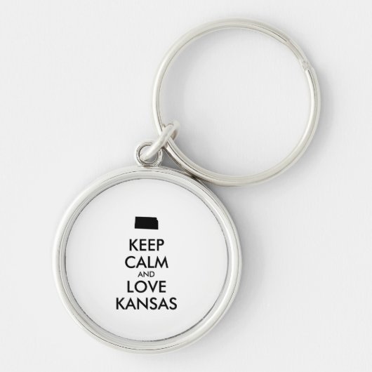 KEEP CALM EN VERLIES KANSAS SLEUTELHANGER (Voorkant)