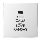  KEEP CALM EN VERLIES KANSAS TEGELTJE (Voorkant)
