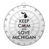  KEEP CALM EN VERLIES MICHIGAN DARTBORD (Voorkant)
