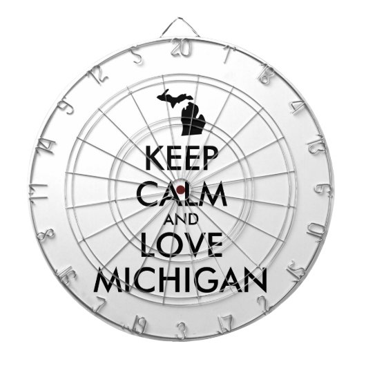  KEEP CALM EN VERLIES MICHIGAN DARTBORD (Voorkant)