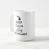  KEEP CALM EN VERLIES MICHIGAN KOFFIEMOK (Voorkant links)