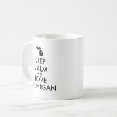  KEEP CALM EN VERLIES MICHIGAN KOFFIEMOK (Voorkant links)