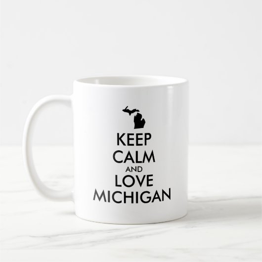  KEEP CALM EN VERLIES MICHIGAN KOFFIEMOK (Links)