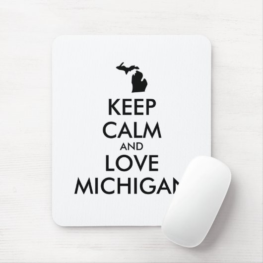  KEEP CALM EN VERLIES MICHIGAN MUISMAT (Met muis)