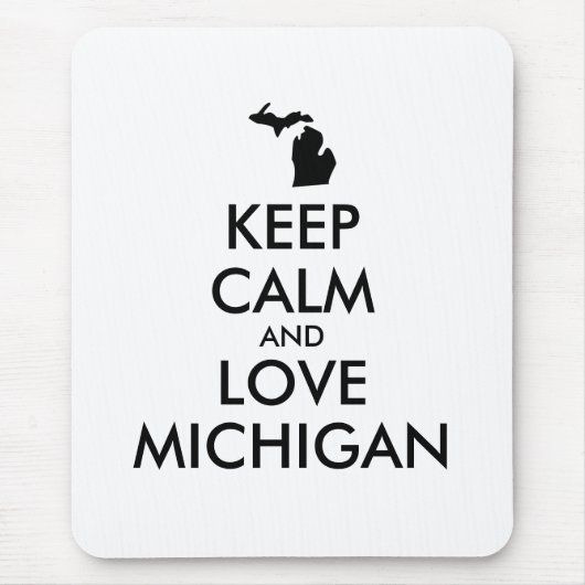  KEEP CALM EN VERLIES MICHIGAN MUISMAT (Voorkant)