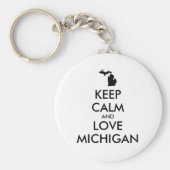 KEEP CALM EN VERLIES MICHIGAN SLEUTELHANGER (Voorkant)