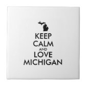  KEEP CALM EN VERLIES MICHIGAN TEGELTJE (Voorkant)