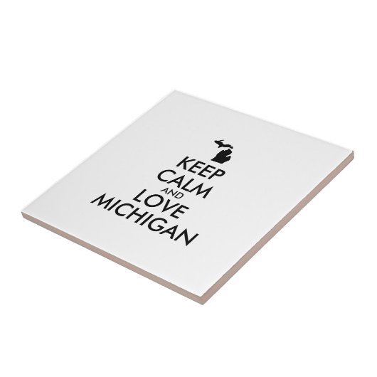  KEEP CALM EN VERLIES MICHIGAN TEGELTJE (Zijkant)