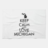 KEEP CALM EN VERLIES MICHIGAN THEEDOEK (Horizontaal)