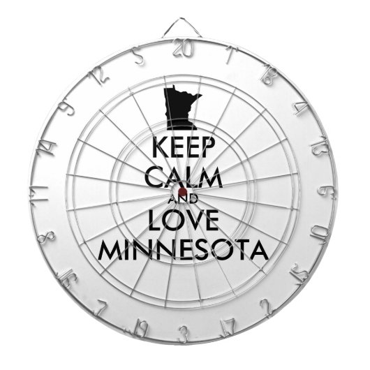  KEEP CALM EN VERLIES MINNESOTA DARTBORD (Voorkant)