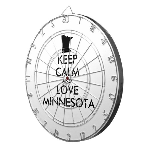  KEEP CALM EN VERLIES MINNESOTA DARTBORD (Voorkant Rechts)