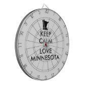  KEEP CALM EN VERLIES MINNESOTA DARTBORD (Voorkant Links)