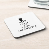  KEEP CALM EN VERLIES MINNESOTA DRANKJES ONDERZETTER (Linkerzijde)