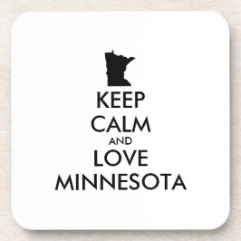  KEEP CALM EN VERLIES MINNESOTA DRANKJES ONDERZETTER