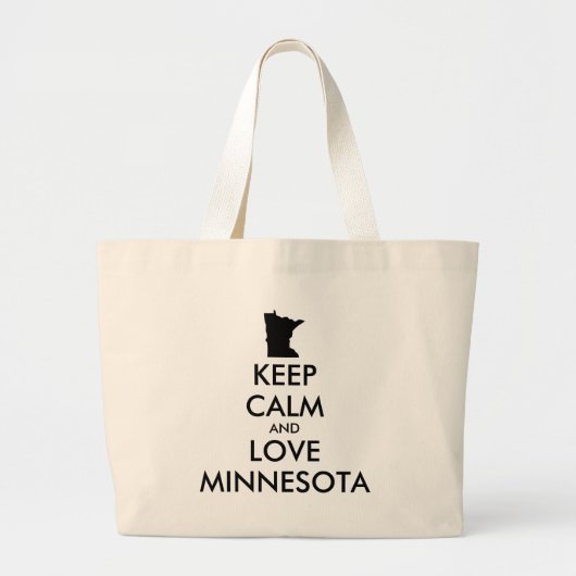  KEEP CALM EN VERLIES MINNESOTA GROTE TOTE BAG (Voorkant)