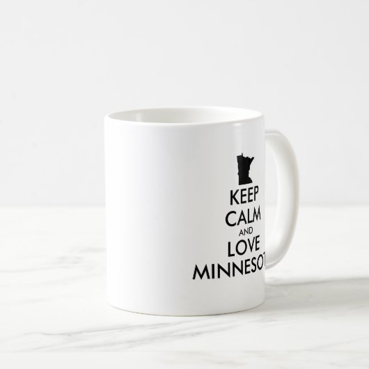  KEEP CALM EN VERLIES MINNESOTA KOFFIEMOK (Voorkant rechts)