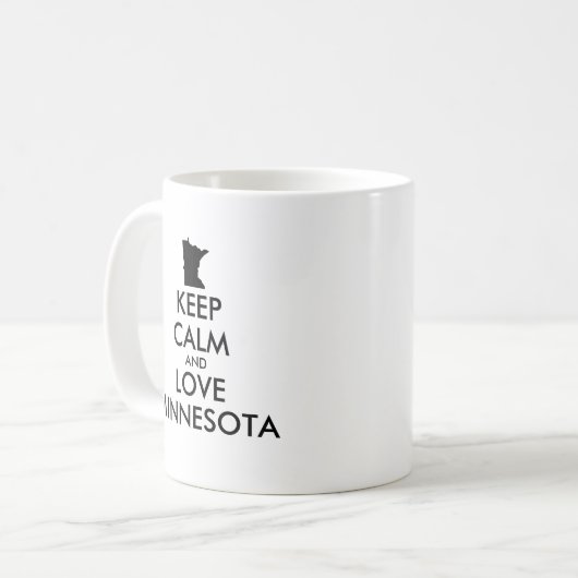  KEEP CALM EN VERLIES MINNESOTA KOFFIEMOK (Voorkant links)