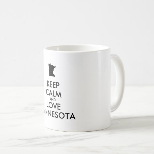 KEEP CALM EN VERLIES MINNESOTA KOFFIEMOK (Voorkant rechts)