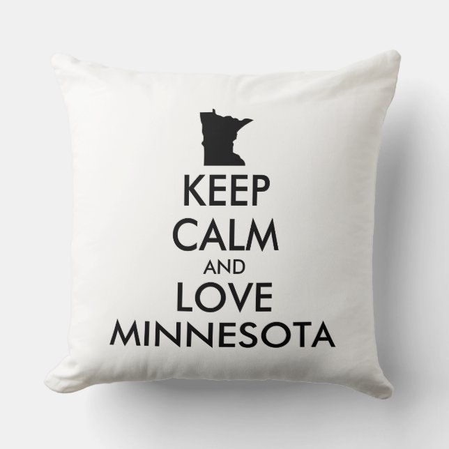  KEEP CALM EN VERLIES MINNESOTA KUSSEN (Voorkant)