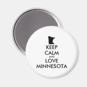  KEEP CALM EN VERLIES MINNESOTA MAGNEET (Voorkant / Achterkant)