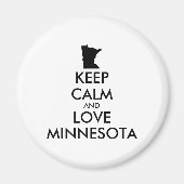  KEEP CALM EN VERLIES MINNESOTA MAGNEET (Voorkant)