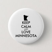  KEEP CALM EN VERLIES MINNESOTA RONDE BUTTON 5,7 CM (Voorkant)